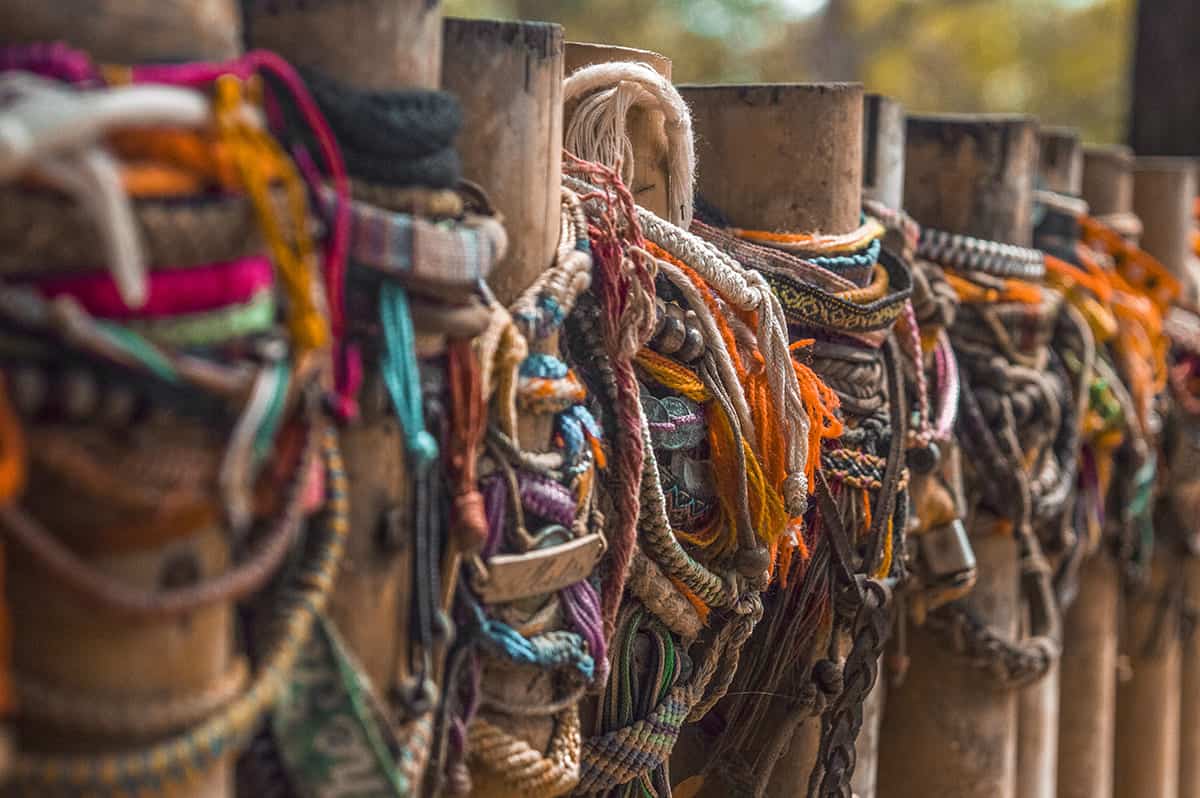 Cost To Travel Cambodia: My $29.00 Per Day Travel Budget 12 bracelets left behind at the killing fields in phnom penh