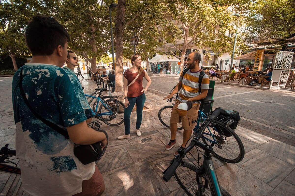 The Cost To Travel Greece And How Expensive Is It? 9 cycling around the streets of athens cost to travel greece