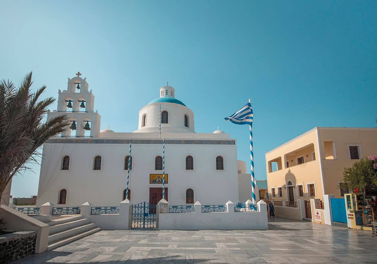 The Cost To Travel Greece And How Expensive Is It? 19 church in oia santorini cost to travel greece