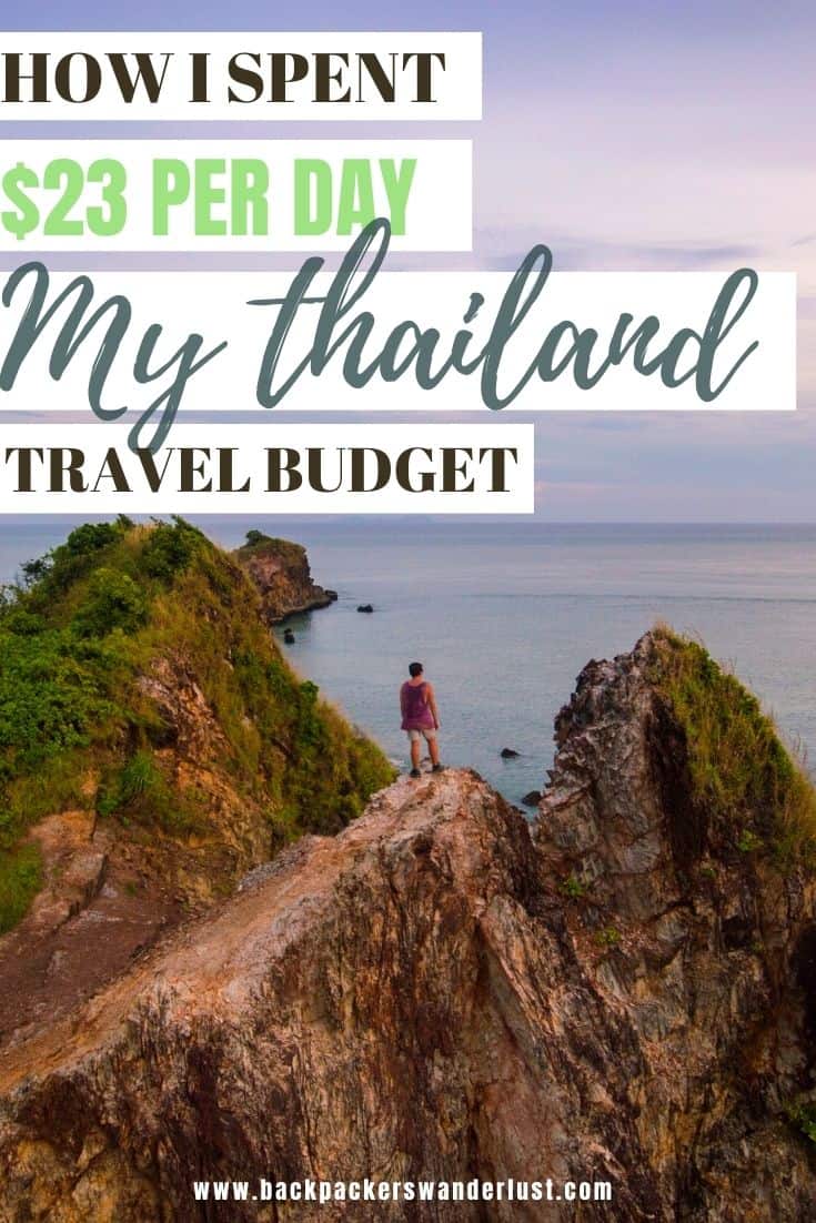 Cost To Travel Thailand: How I Spent $23 Per Day 23 Find out exactly how much it will cost to travel Thailand budget backpacker style and how cheap is Thailand really. Let’s talk about the price of accommodation, transportation, food, and more before I let you know my EXACT Thailand trip cost and the recommend Thailand travel budget!