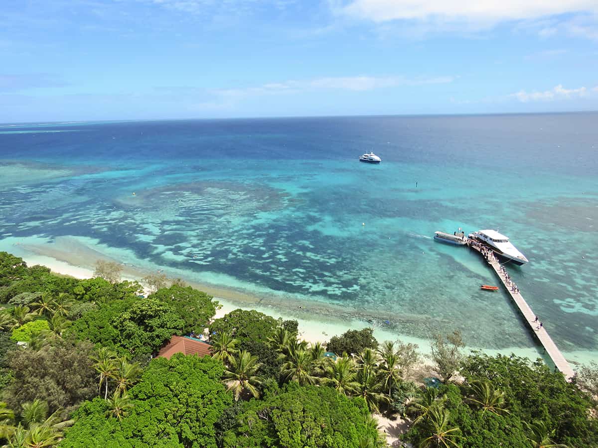 the incredible view from the amedee lighthouse, one of the most popular shore excursions in noumea