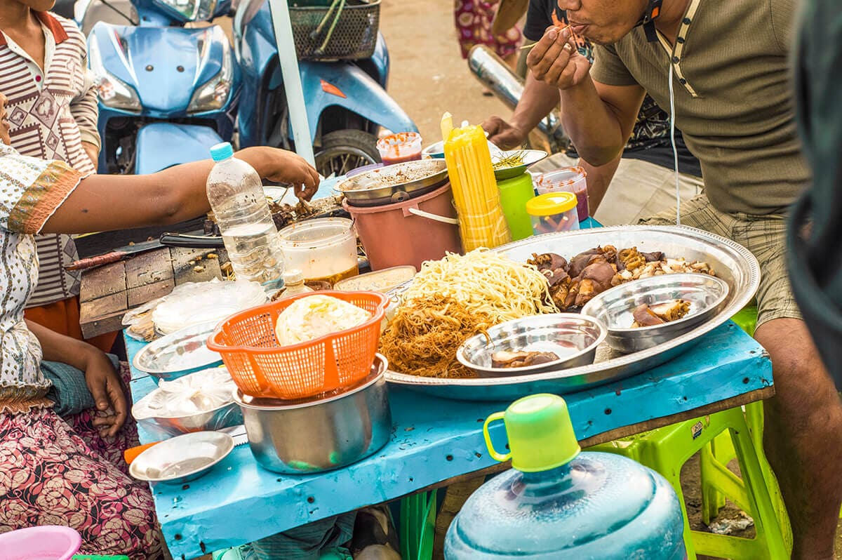 Exploring Dala Township, Yangon, Myanmar 11 dinner in dala township yangon