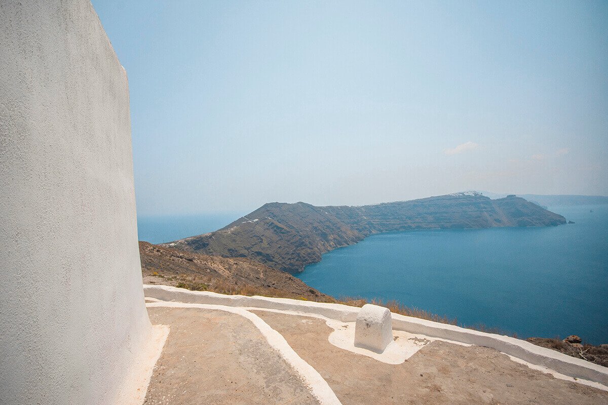 Hike From Fira To Oia In Santorini: Is It Worth It? 17 island views towards fira