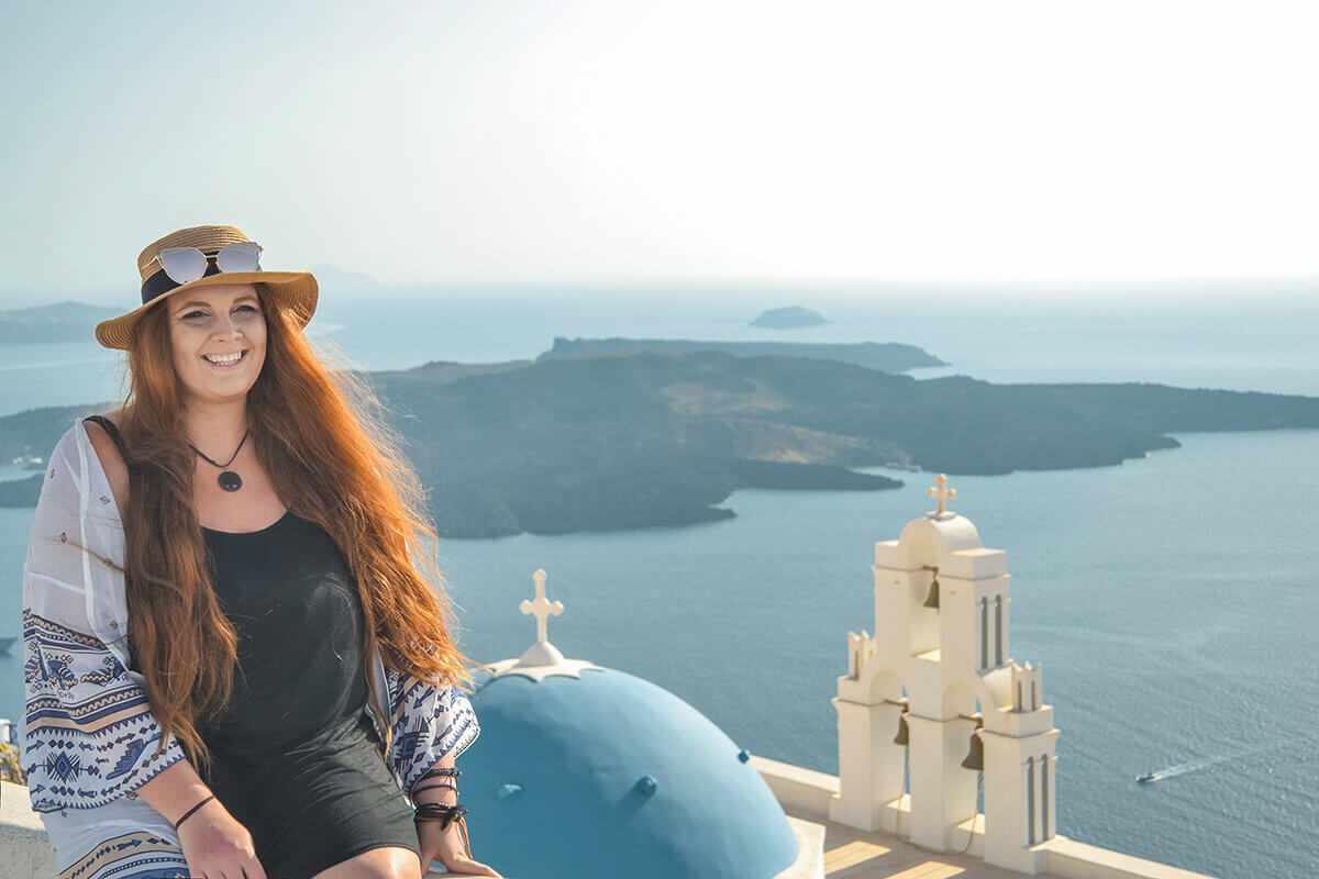 Sightseeing Santorini- Exploring In A Private Taxi With Santorini Best Tours 11 church views over sightseeing santorini
