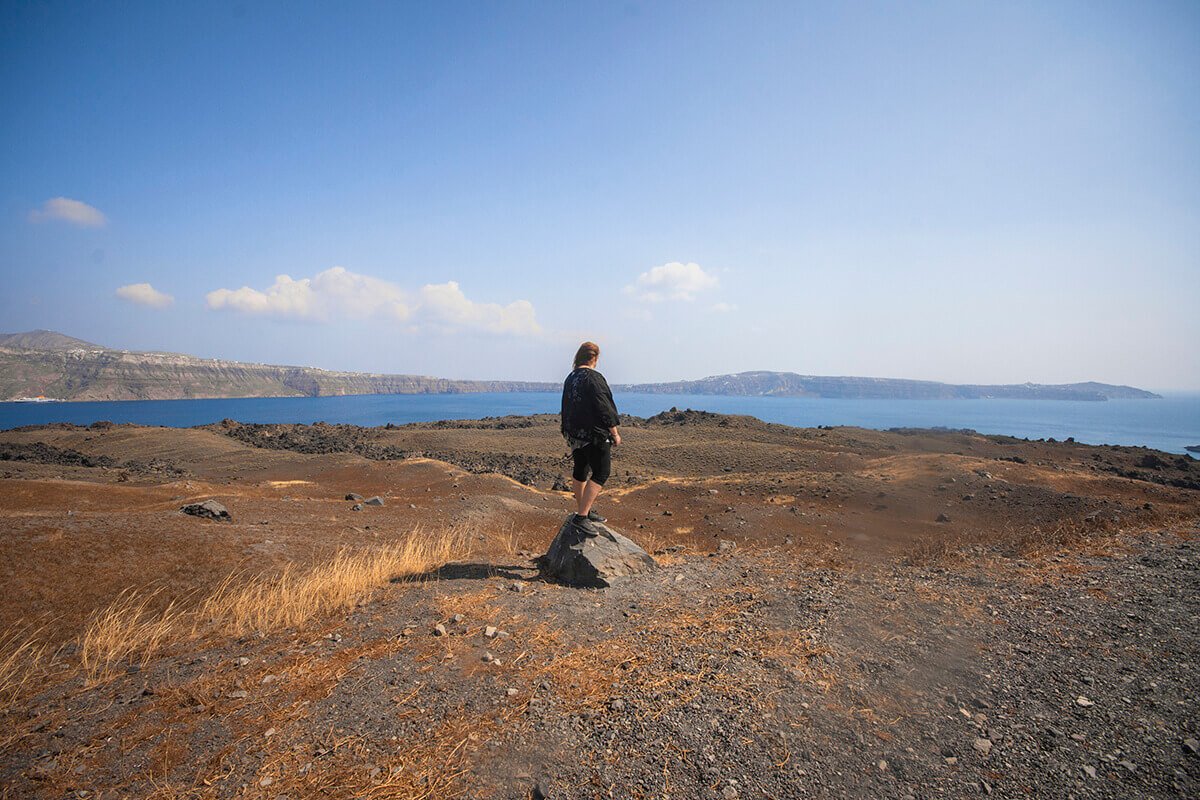 Volcano Tour In Santorini: What To Expect 7 views over nea kameni tour in santorini