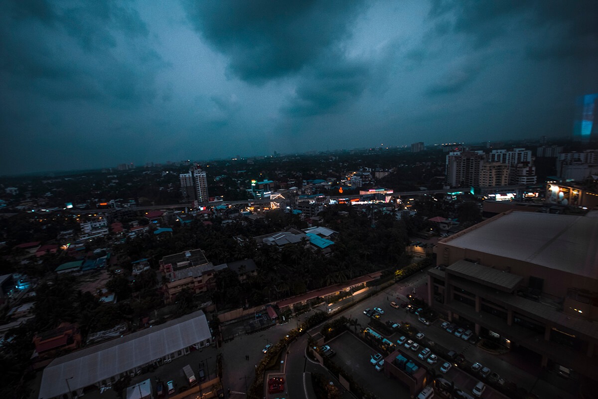 Review Of The Kochi Marriott Hotel: Sleeping 5 Star In India 3 Kochi city night views from the kochi marriott hotel