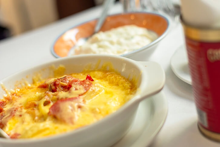 Discovering The Athens Food Scene With Athens Walking Tours 17 cheese and chilli dish in athens greece