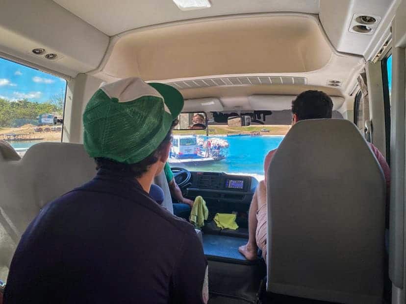 Flores To Semuc Champey: How To Make The 10 Hour Journey 37 crossing over the river on a ferry from flores to semuc champey