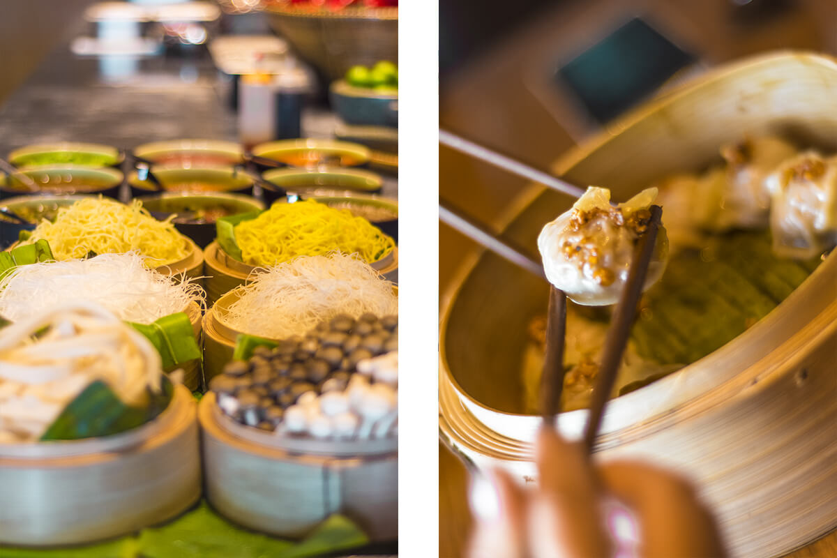 thai food at thai soul in the grand hyatt kochi bolgatty