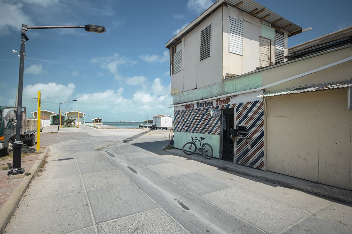 BEST Hostels In Ambergris Caye & Backpacking San Pedro 14 a little barber shop on the more local side of san pedro
