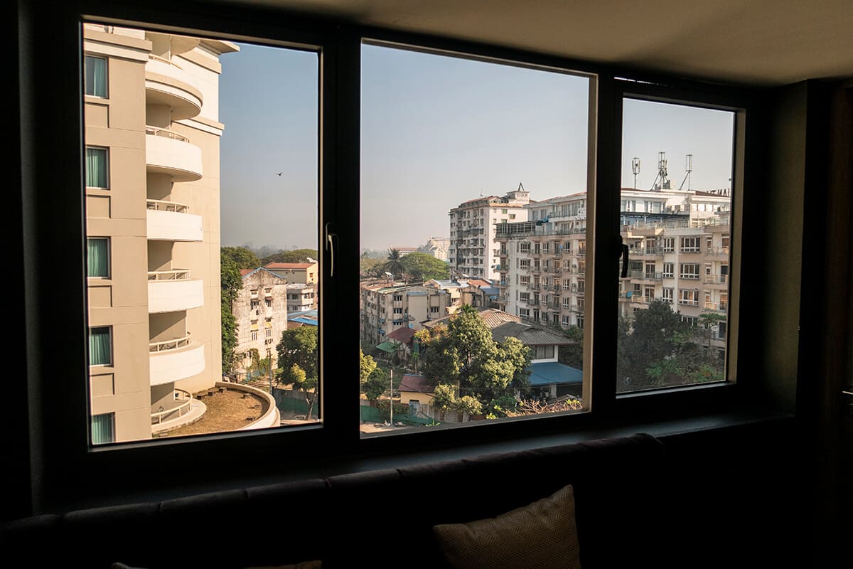 Hotel G Yangon Review: The Best Downtown Stay In Yangon 2 view for floor 5 hotel g yangon review