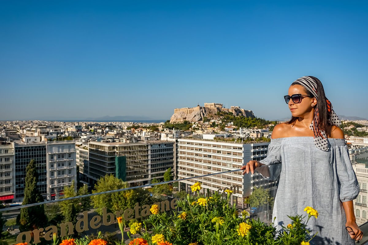 The Best Views In Athens- The Top 10 View Spots! 2 Hotel Grande Bretagne Best Views of Athens