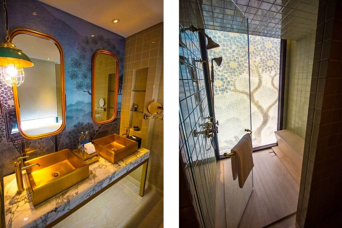 Hotel Indigo Bangkok Wireless Road Review 11 beautiful sink in room hotel indigo bangkok review