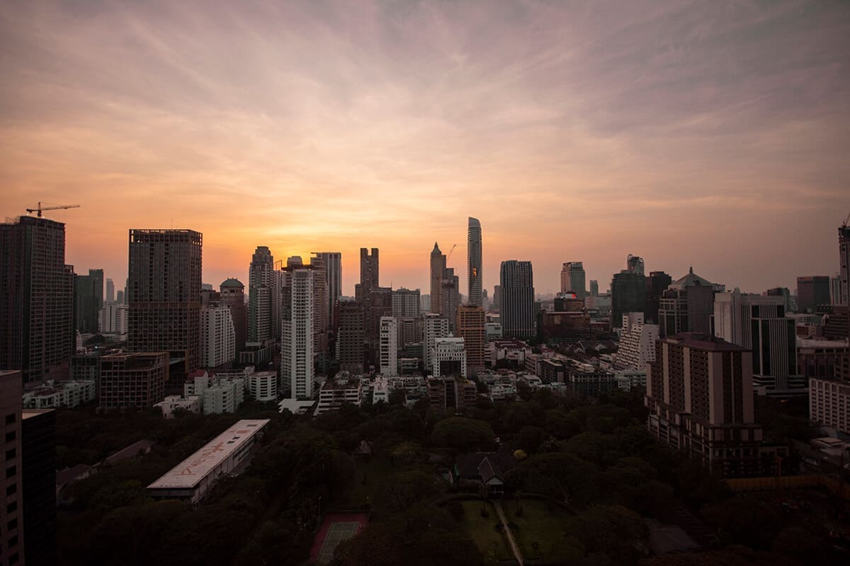 Hotel Indigo Bangkok Wireless Road Review 6 view from hotel indigo bangkok review