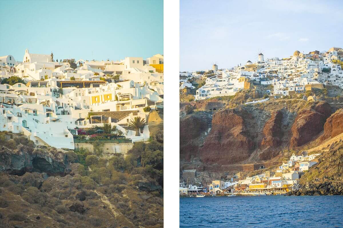 The Cost To Travel Greece And How Expensive Is It? 17 sunset over santorini from the ocean how expensive is greece