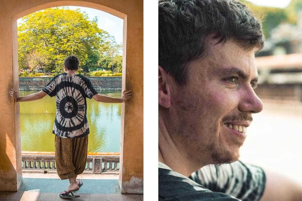 Imperial City Of Hue: What You NEED To Know 18 standing in front of a door while exploring hue