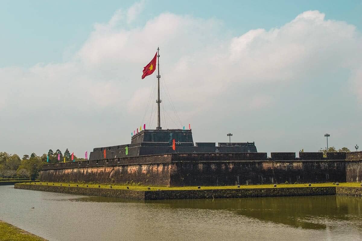 Imperial City Of Hue: What You NEED To Know 12 vietnamese flag at the imperial city of hue