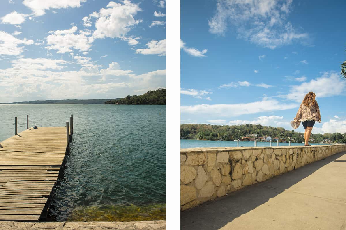 Is Flores Guatemala Worth Visiting? All You Need To Know 12 hanging out at the swim spot in flores guatemala