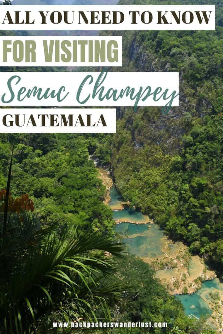 Is Semuc Champey Worth It? BEST Backpacking Tips 2025 35 Wondering is Semuc Champey worth it? Well, I am here to answer all that and more. No matter where you are coming from Semuc Champey will be a full day of travel, though for some people this is a highlight. In this travel guide, I will let you everything there is to know about this jungle escape such as prices, transport, where to stay, the best things to do and so much more!