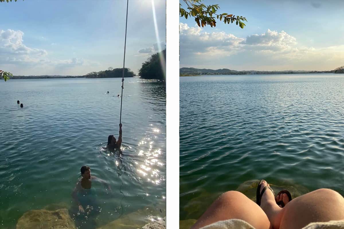 Jorge's Rope Swing In Flores: Backpackers Paradise 17 getting to meet other travelers and make some new friends at jorges rope swing