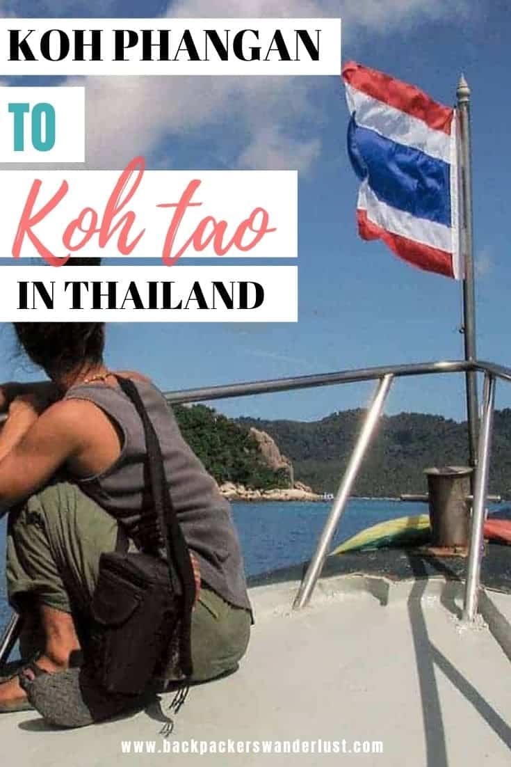 Koh Phangan To Koh Tao: The Cheapest & Fastest Way To Travel 13 Find out how exactly to travel from Koh Phangan To Koh Tao. These two islands are both must-visits when backpacking Thailand. So, let's find out how to get to Koh Tao and what are the best ferry companies?