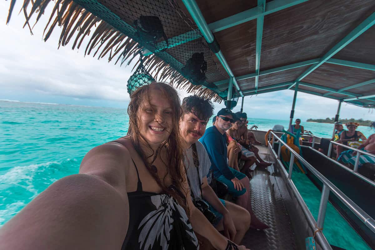 Lagoon Cruise In Rarotonga: Koka Lagoon Cruises Review 6 on a glass bottom boat in rarotonga