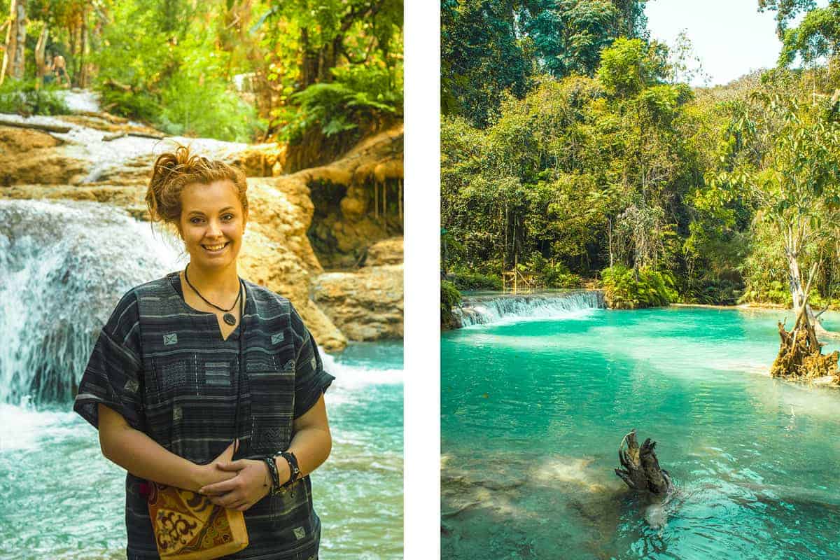 Kuang Si Falls In Luang Prabang: The Ultimate Guide 4 blue waters of kuang si falls