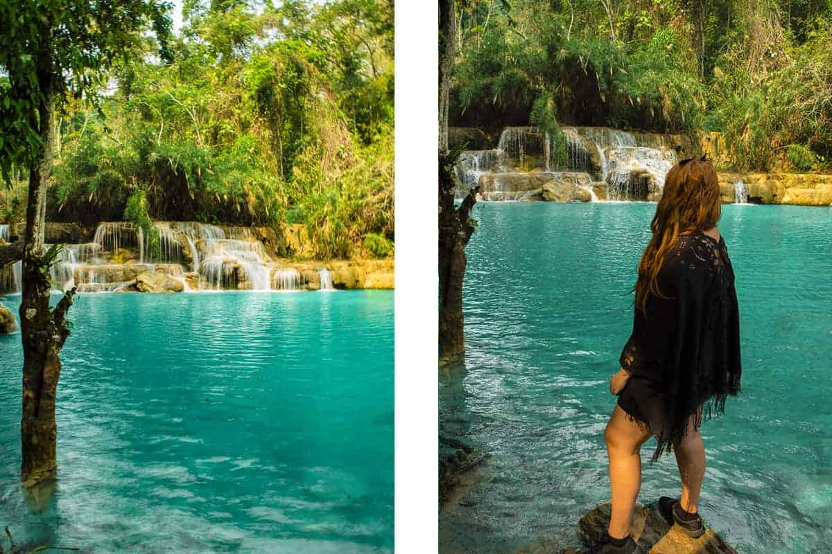 Kuang Si Falls In Luang Prabang: The Ultimate Guide 10 one of the swimming spots at kuang si falls