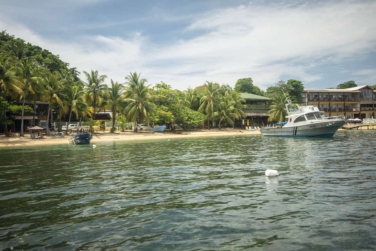 La Ceiba To Roatan In Honduras: How To Take The Ferry, Prices & More 11 the beach at the quieter end of half moon bay in roatan