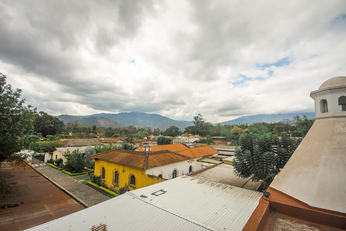 Studying Spanish In Antigua Guatemala: My Experience, Is It Worth It As A Traveler & More 17 view over the city from the rooftop of my school where I was learning Spanish in antigua guatemala