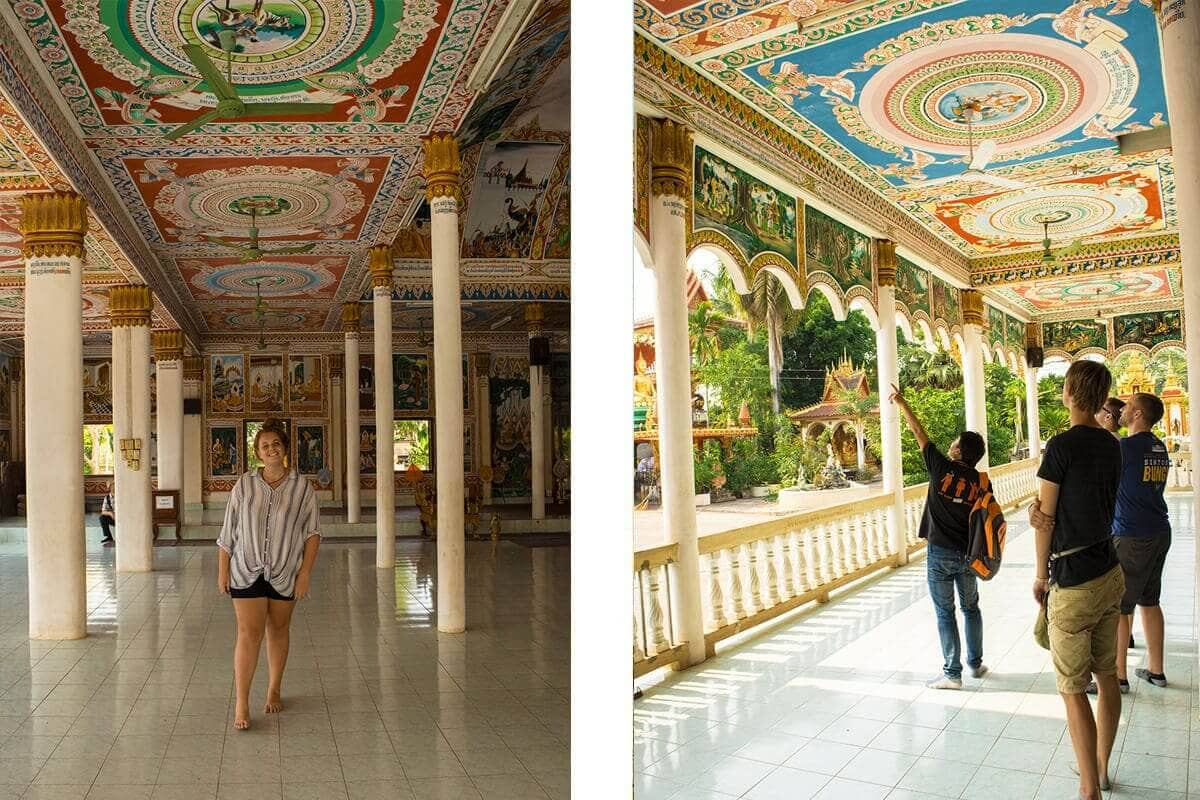 One Day In Vientiane: The Best 24 Hours In Vientiane Itinerary 5 inside temple at pha that luang 24 hours in vientiane itinerary