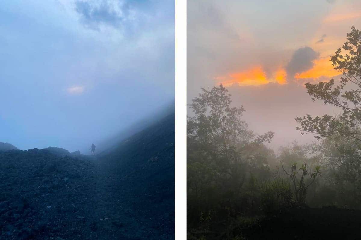 Pacaya Volcano Hike: Difficulty, What To Expect & Top Tips 2025 13 the cloudy views while on our pacaya volcano hike