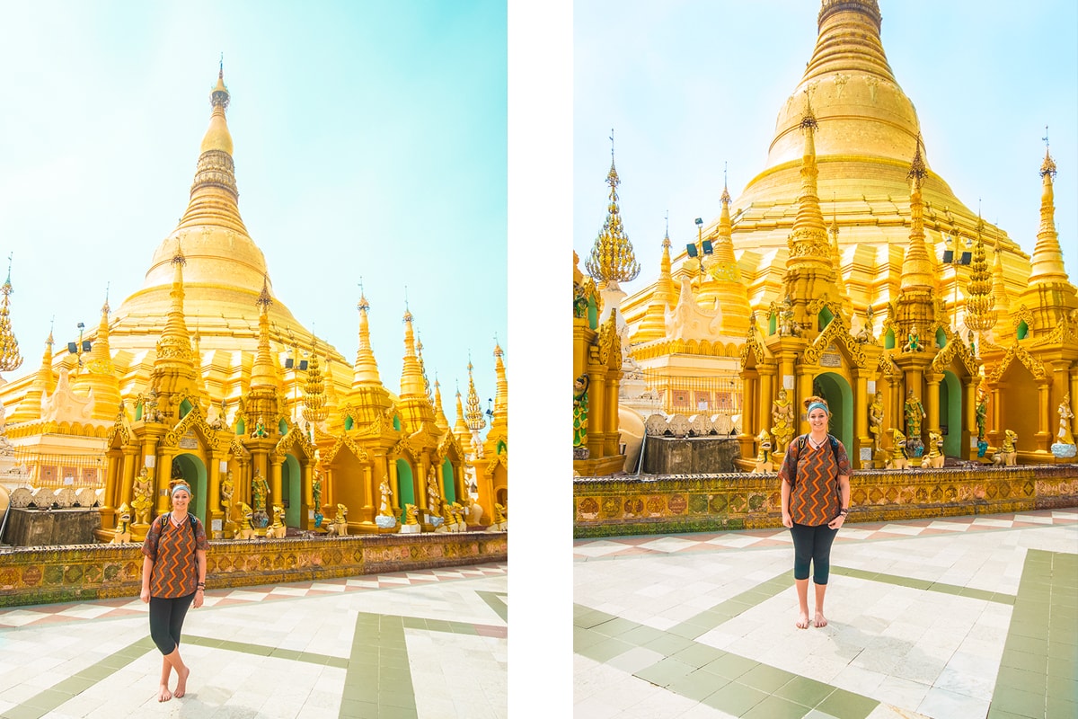 Three Days In Yangon Itinerary: The ULTIMATE Guide 6 Exploring Shwedagon Pagoda in Yangon, Myanmar | Travel blog Yangon, Myanmar | What to do in Yangon | Yangon | My time in Yangon | 48 hours in Yangon | Shwedagon Pagoda | Temple | Best photos of Yangon | Solo Female Travel | Backpackers Wanderlust |