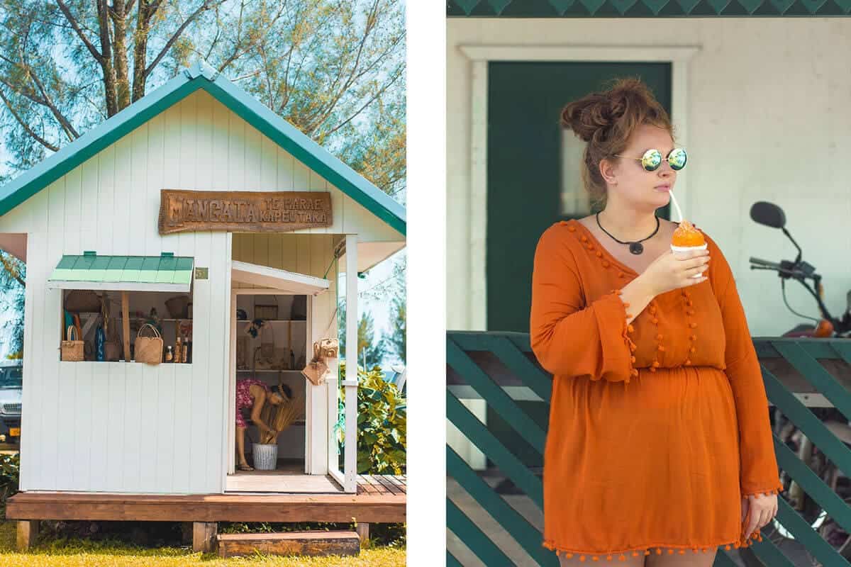Punanga Nui Market: The Perfect Saturday Morning In Rarotonga 7 a small stall selling handcrafted goods at the punanga nui market