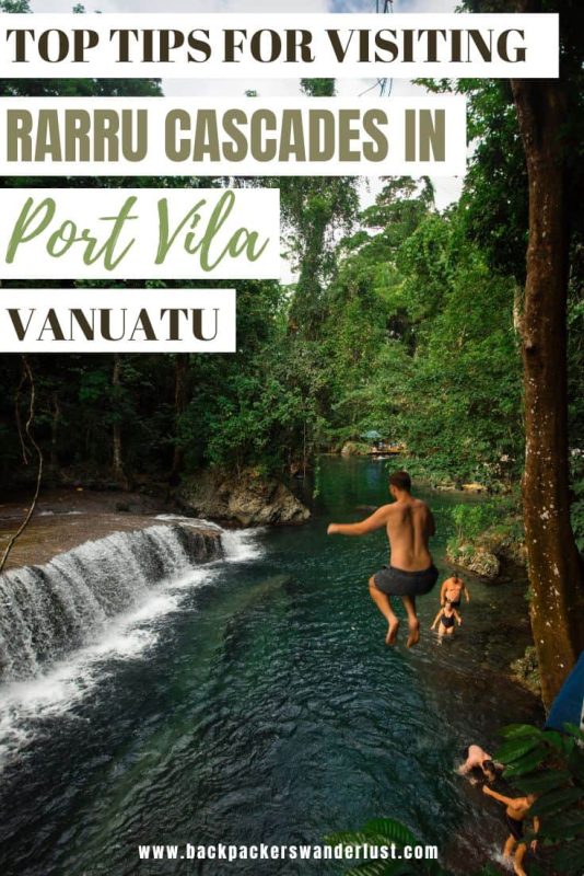 Rarru Cascades In Port Vila: BEST Tips For Visiting 2025 22 If you are looking for a hidden oasis surrounded by nature, you need to visit Rarru Cascades in Port Vila!
I will let you everything you may want to know for your trip including, how to get there, entry fees, what to pack, and what there is to do at Rarru Cascades.
