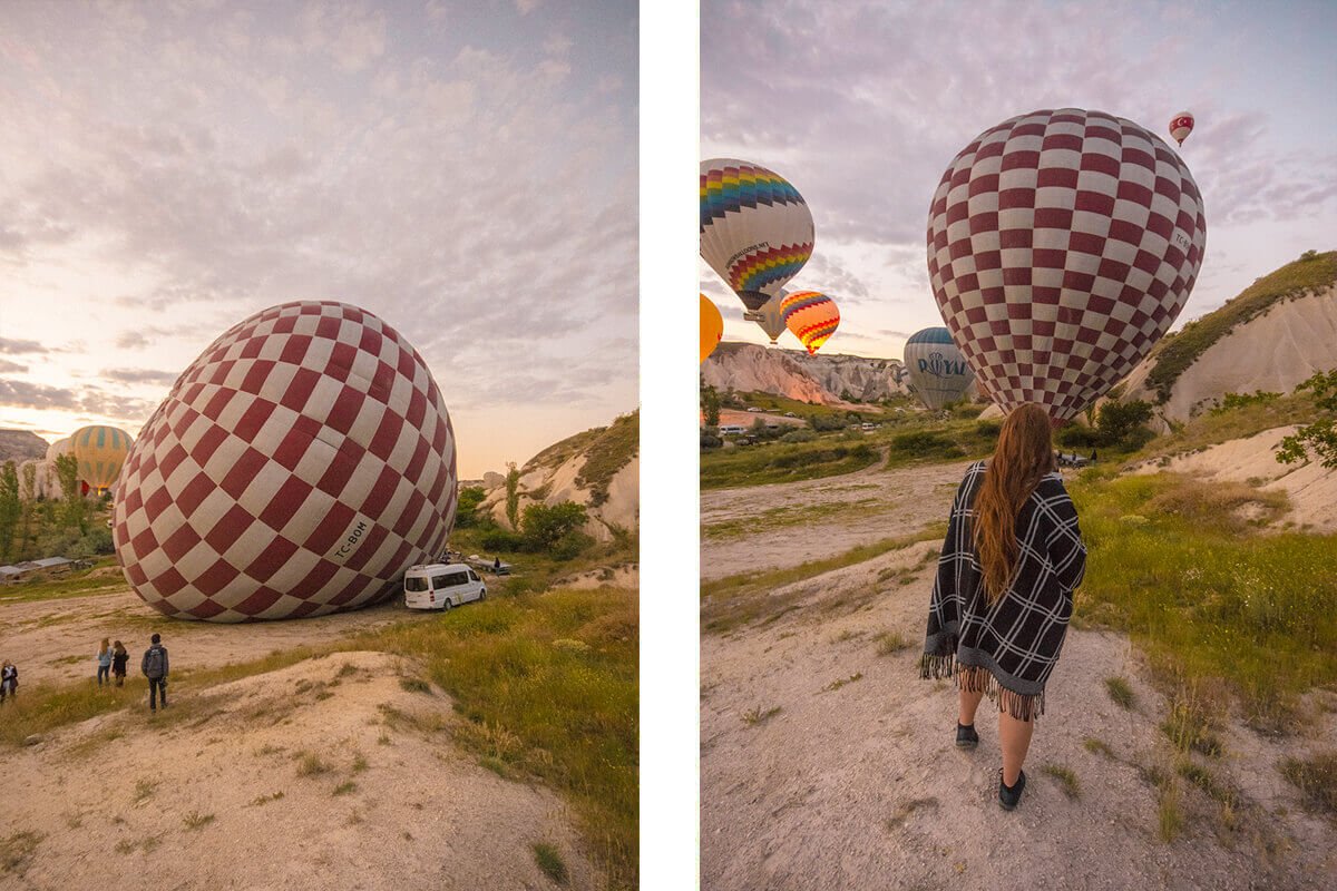 Hot Air Ballooning Cappadocia With Royal Balloons 9 blowing up royal balloons cappadocia