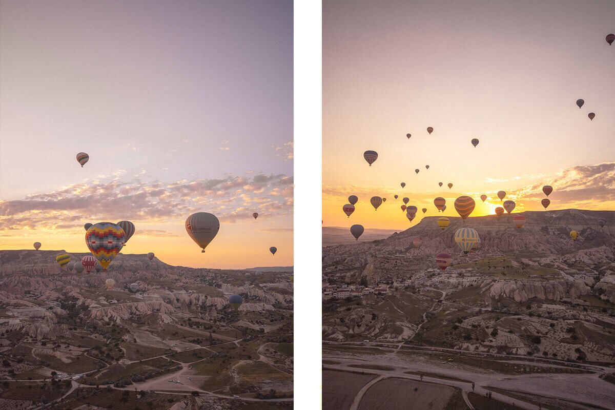 Hot Air Ballooning Cappadocia With Royal Balloons 21 dusk views hot air ballooning cappadocia