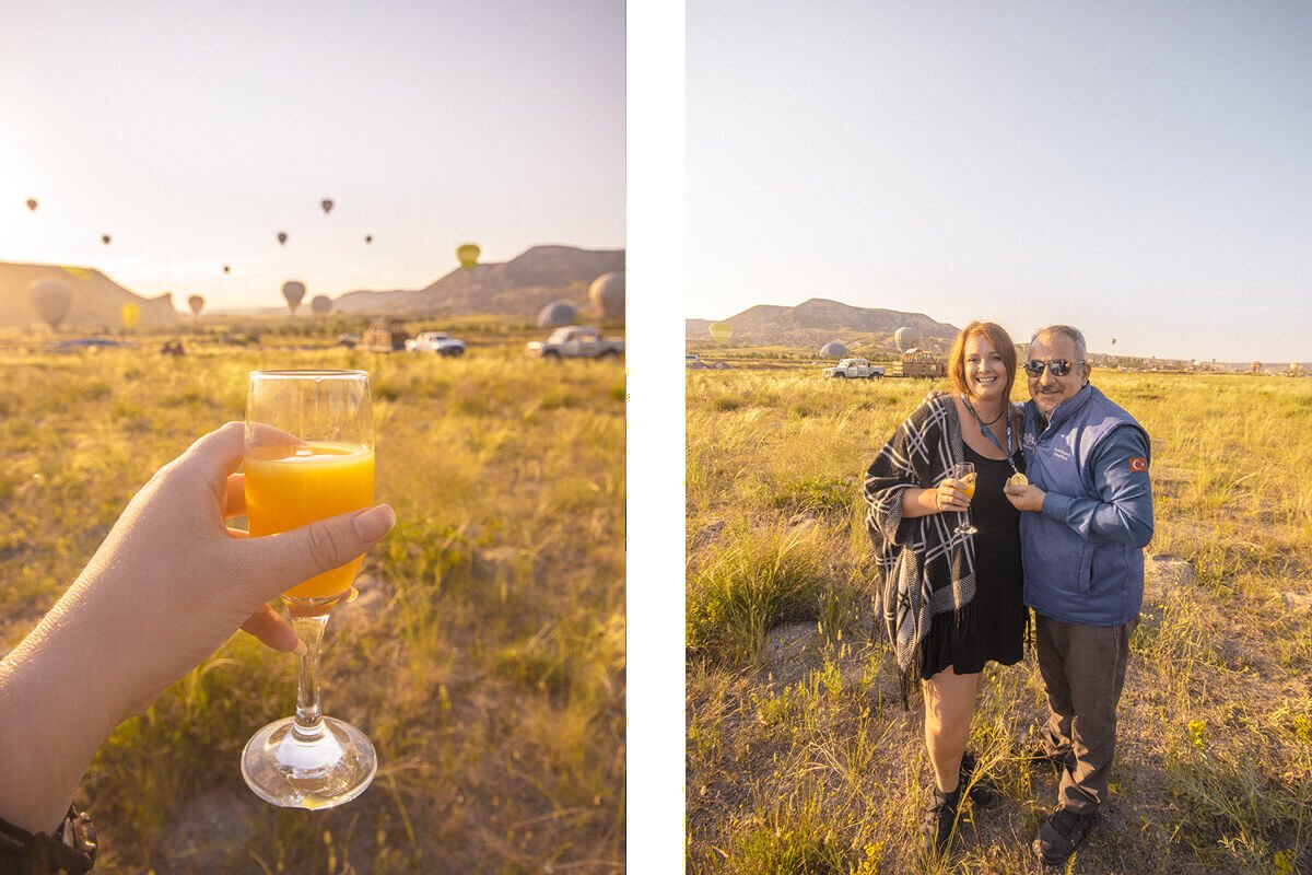 Hot Air Ballooning Cappadocia With Royal Balloons 5 photo with pilot hot air ballooning cappadocia