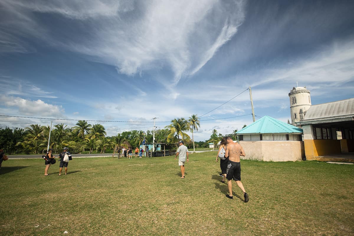 The Secret Grotto In Lifou: All You NEED To Know 2025 18 walking back to the main road after hiking the secret grotto in lifou