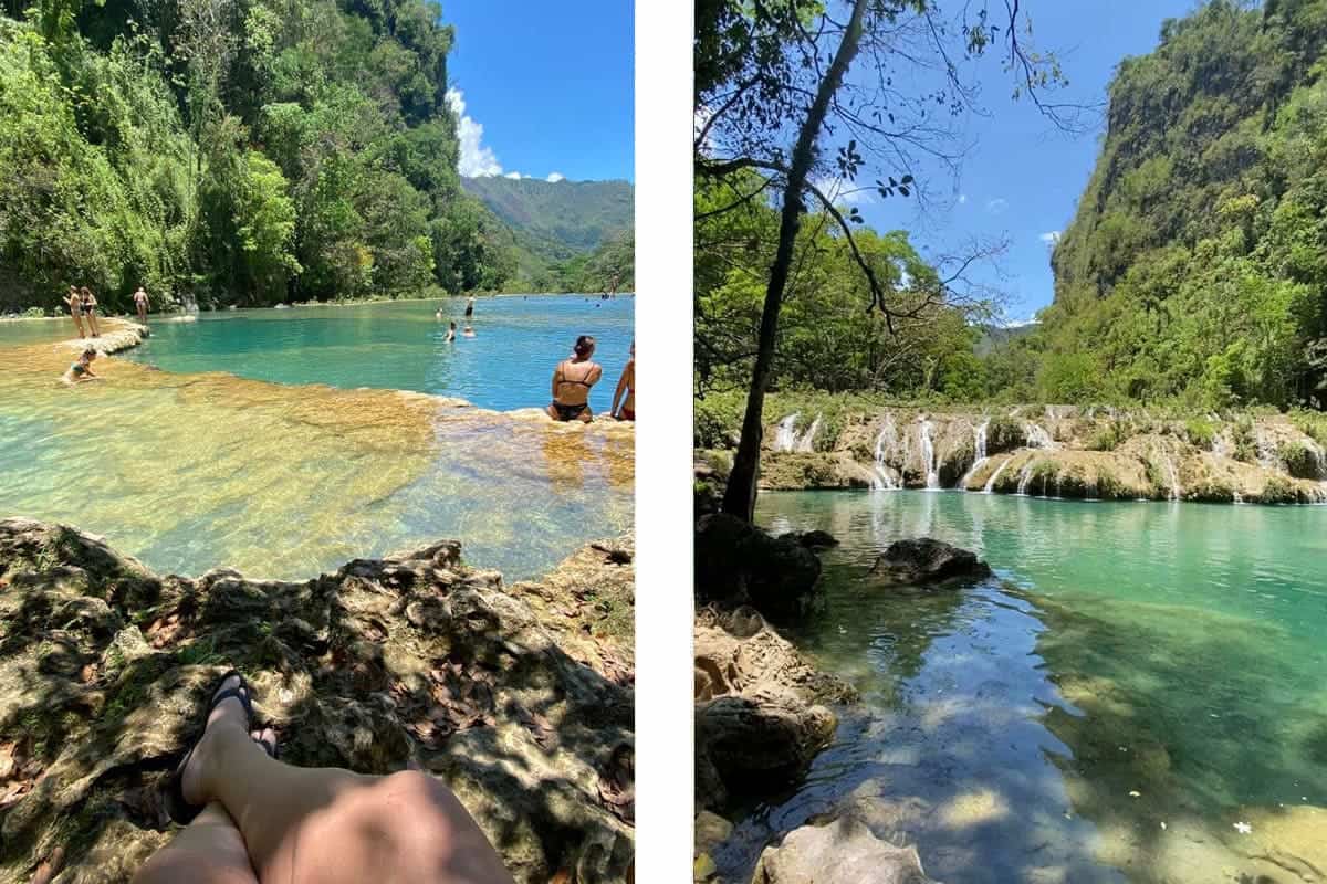 Visiting Semuc Champey Mirador & Pools: All You Need To Know 2025 38 relaxing next to the incredible semuc champey pools