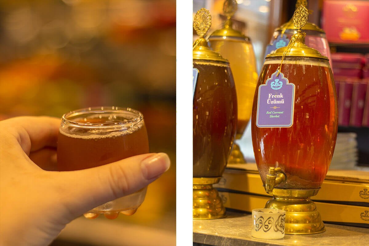 sherbet drink best food in istanbul