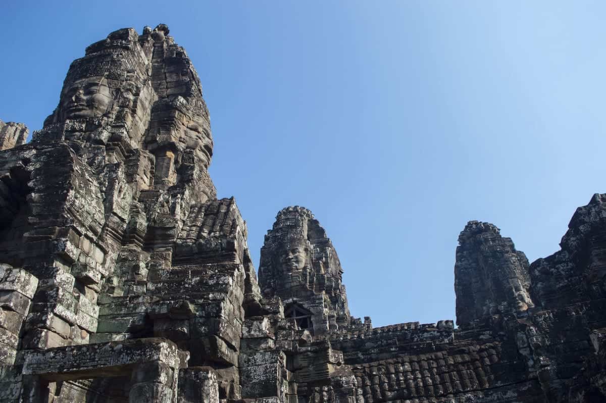 4 Days In Siem Reap: The Best Siem Reap Itinerary 9 the faces of bayon temple in angkor archeological park