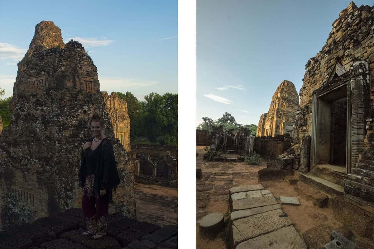 4 Days In Siem Reap: The Best Siem Reap Itinerary 6 experiencing sunset at angkor archeological park