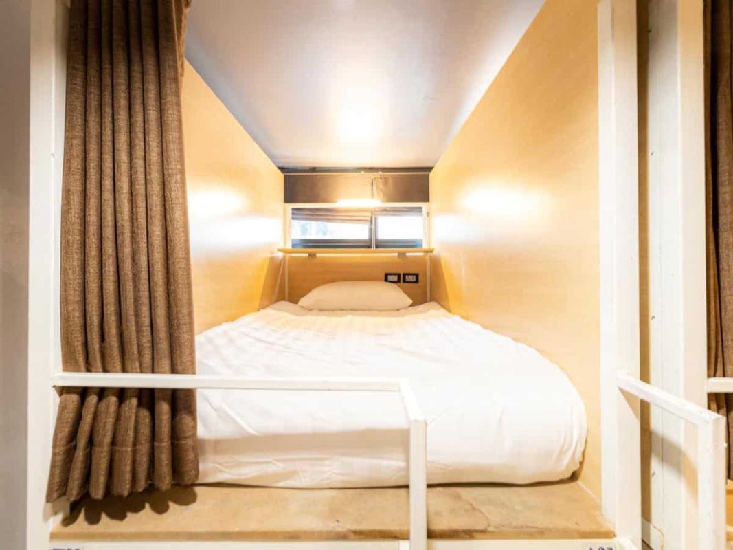 17 BEST Hostels On Khao San Road For Travelers! (2025) 4 comfortable pod style dorm rooms at khao san social capsule hostel one of the best hostels on khao san road