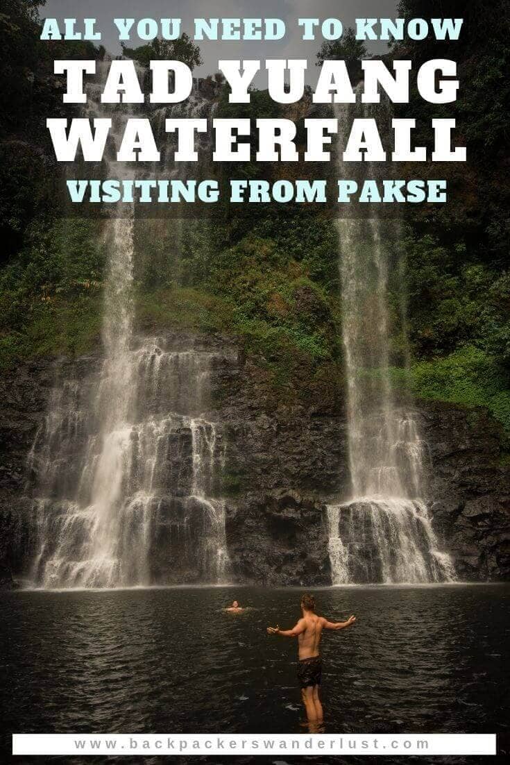 Tad Yuang Waterfall In Pakse: A Must Visit In Southern Laos 15 Find out all you need to know about visiting Tad Yuang Waterfall Outside Of Pakse. Learn about how to get there, what to expect, entry fees and more to make the most out of your visit to Tad Yuang Falls!