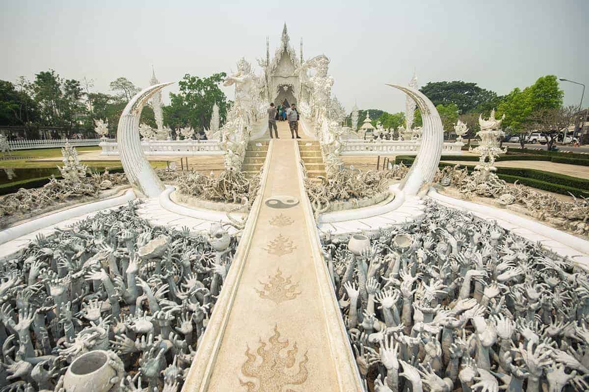 Cost To Travel Thailand: How I Spent $23 Per Day 22 the white temple in chiang rai