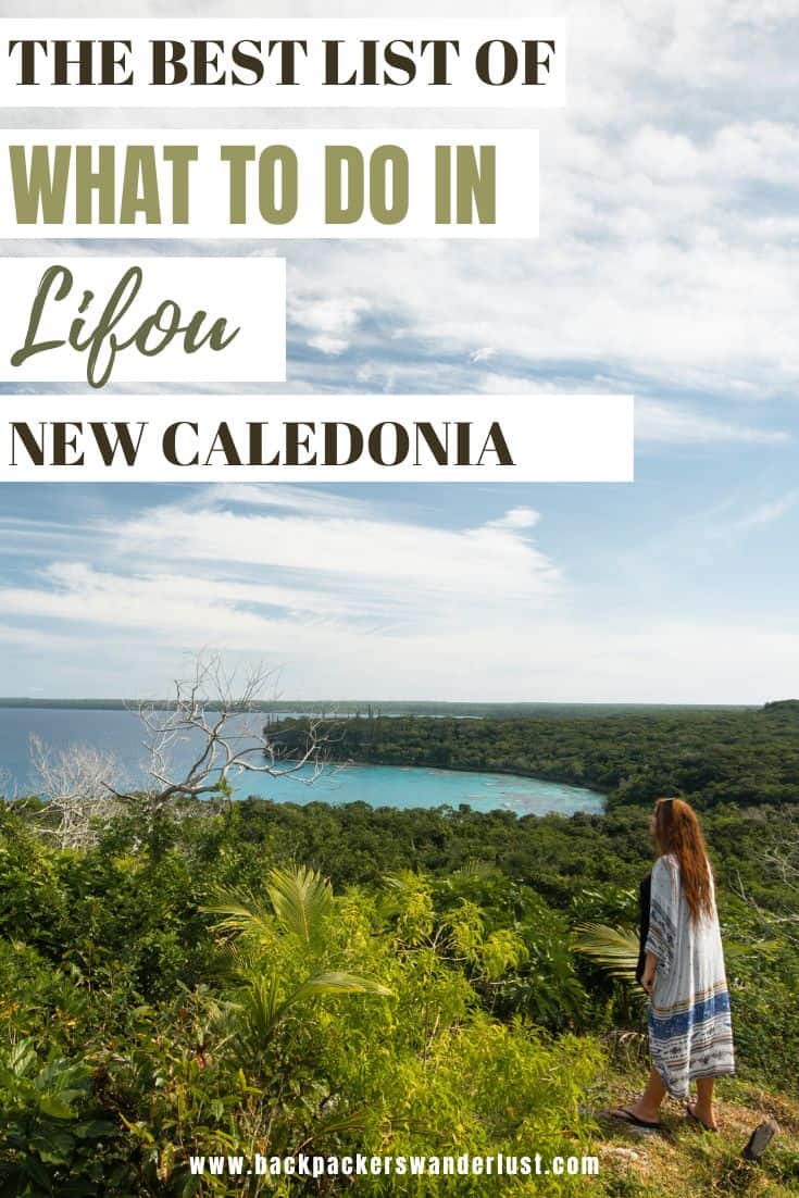 Things To Do In Isle Of Pines: For Cruise Passengers & More 24 Welcome to Lifou! This beautiful island is an absolute paradise and well worth visiting if you are in New Caledonia. There are also a lot of incredible things to do in Lifou, whether you are a cruise ship passenger just staying 1 day, or you are lucky enough to spend a bit more time here.