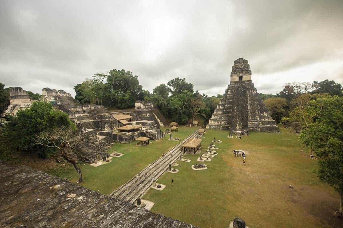 Tikal Tour From Flores: Is It Worth Booking? 44 standing on top of temple II in the grand plaza on our tikal tour from flores