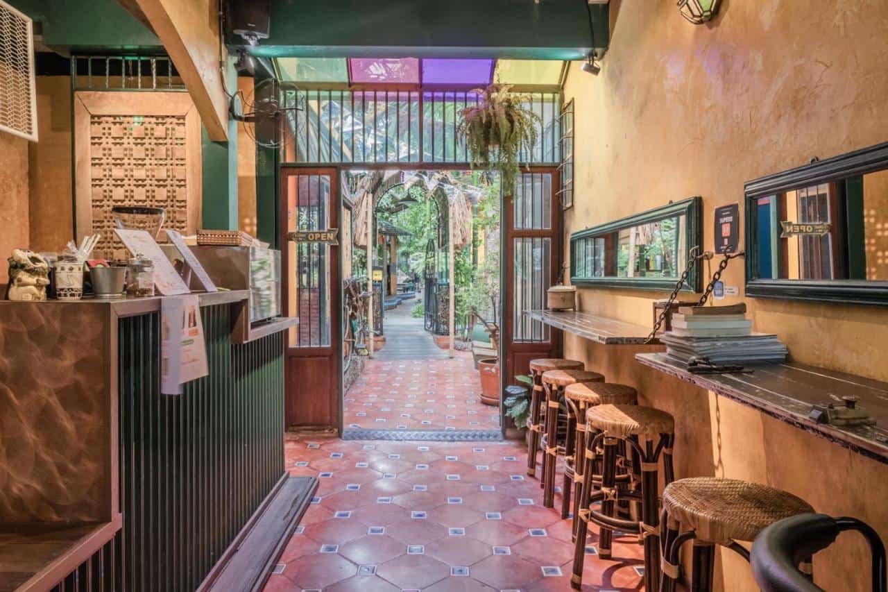 17 BEST Hostels On Khao San Road For Travelers! (2025) 21 boho vibes at the reception of time sabai 134 near khao san road