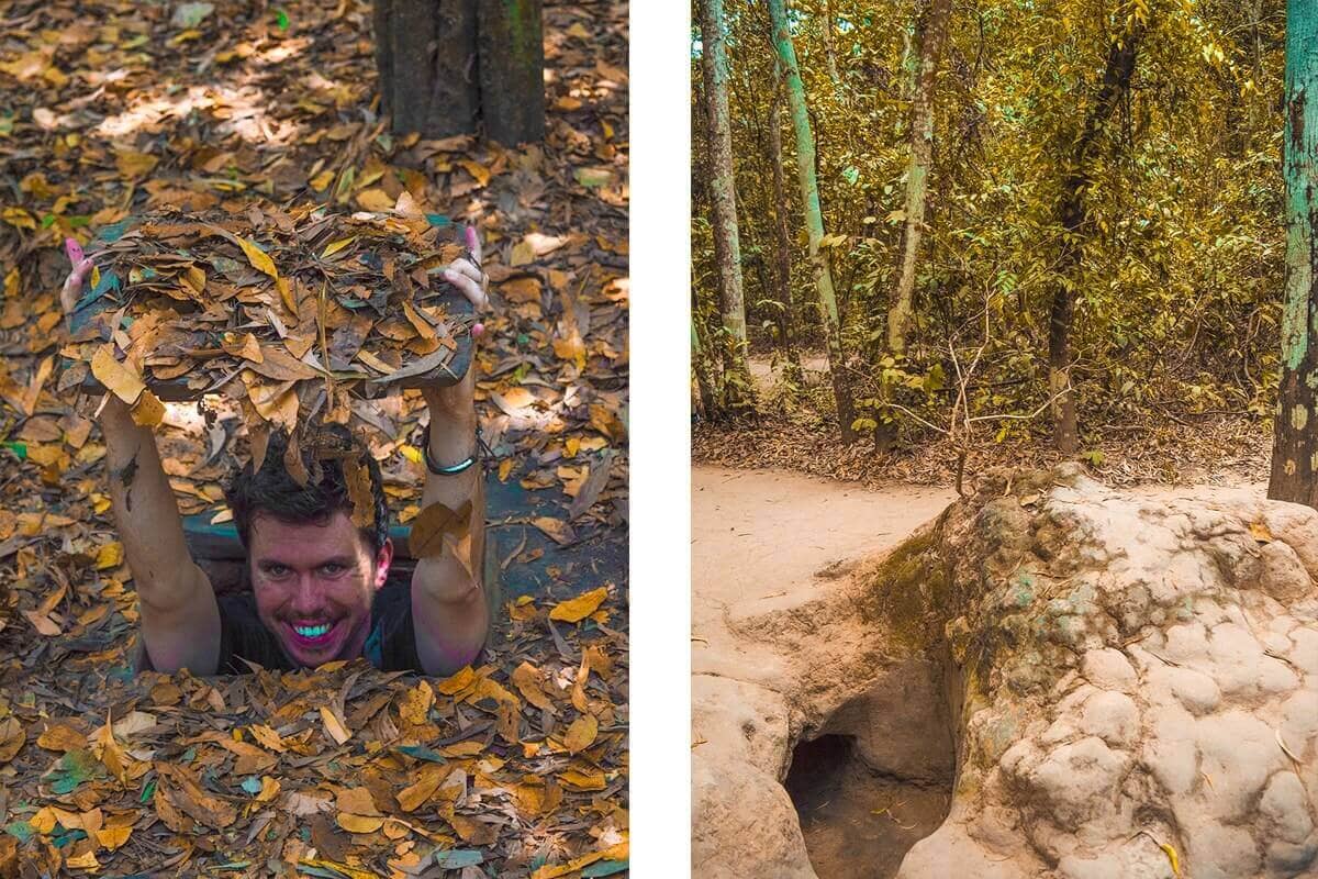 My Vietnam Trip Cost: How Cheap Is Vietnam and My $25 Daily Budget (2025) 33 inside the cu chi tunnels vietnam